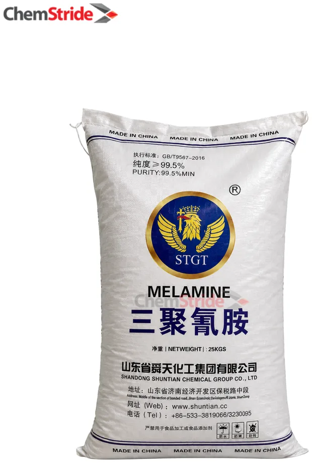 Melamine Shuntian packaging as supplied by ChemStride