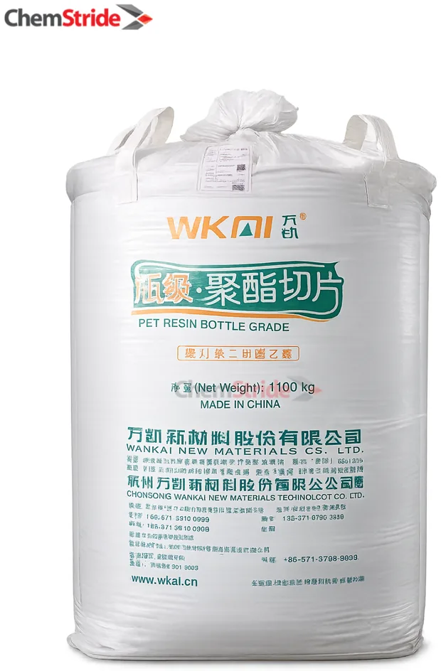 PET Resin Wankai packaging as supplied by ChemStride
