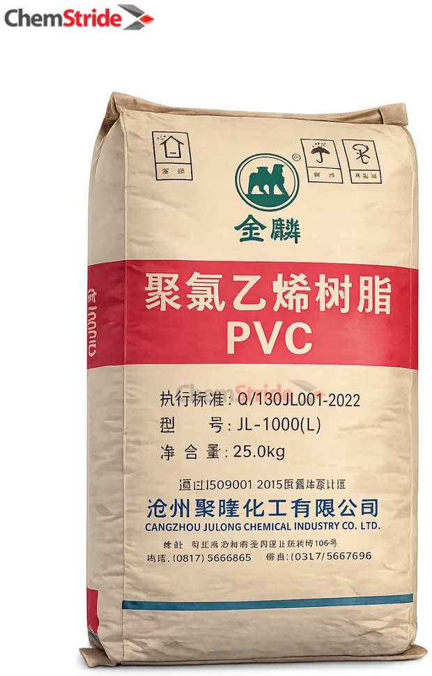 PVC Julong packaging as supplied by ChemStride