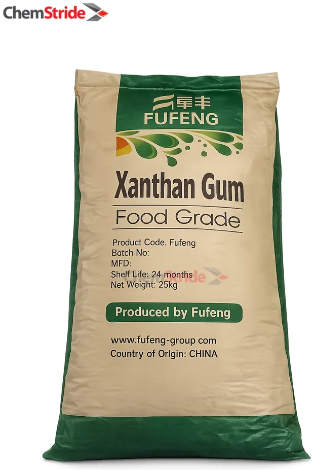 Xanthan Gum Fufeng packaging as supplied by ChemStride